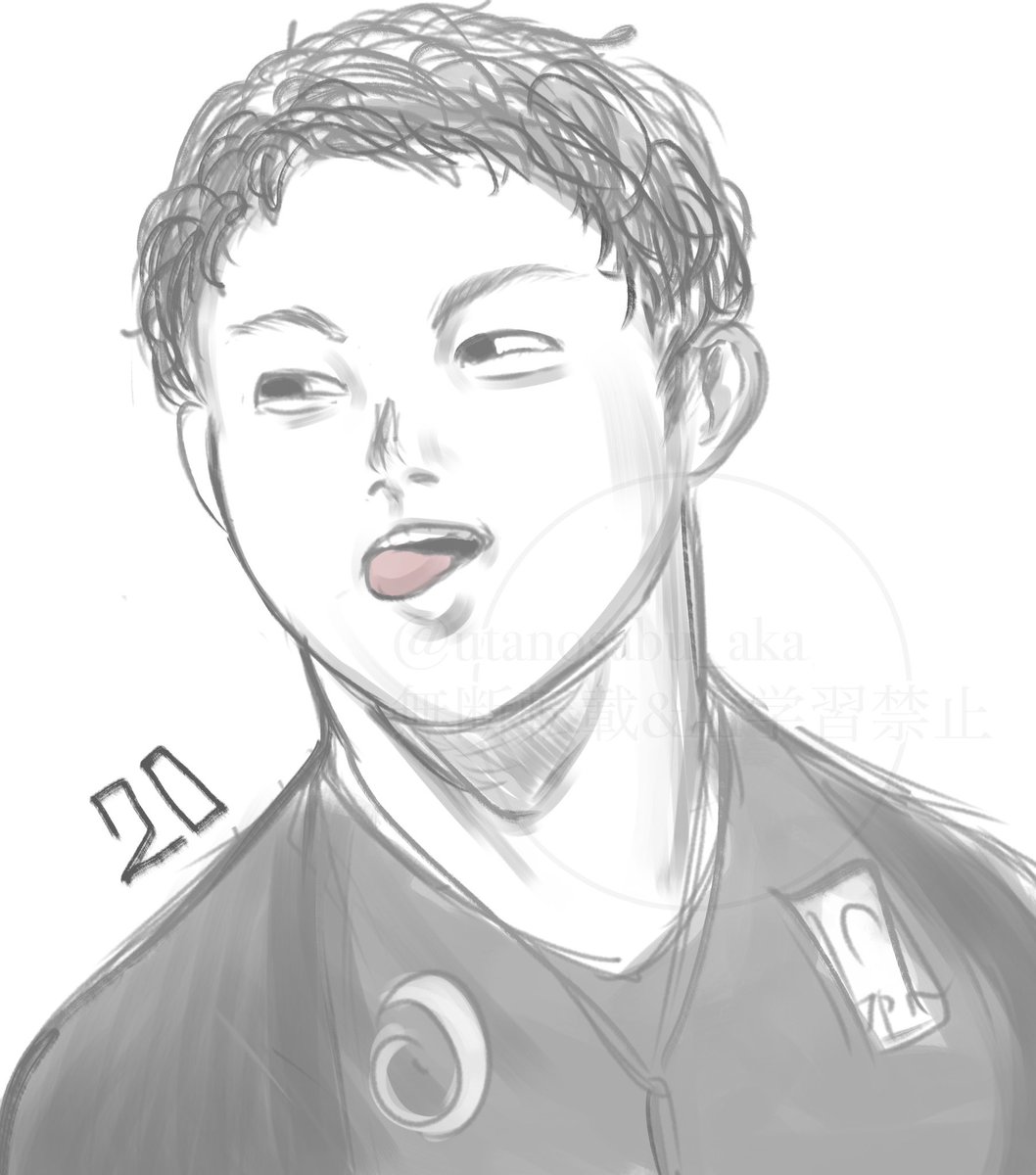 utanosabu_aka's tweet photo. 歯を出してにこにこに笑ってるともくんが描きたいのに！！！ https://t.co/ScagXnPQ19
