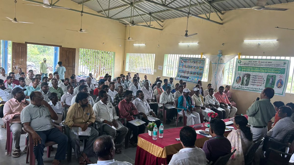 CIPMCHyd's tweet photo. The CIPMC, Hyderabad, organized a two-day Human Resource Development (HRD) Training Programme on Integrated Pest Management (IPM) practices in major Kharif crops during 22nd–23rd September, 2026 at Rythu Vedika, Rajapur Village and Mandal, Mahabubnagar District, Telangana. https://t.co/p5rVnm76s0