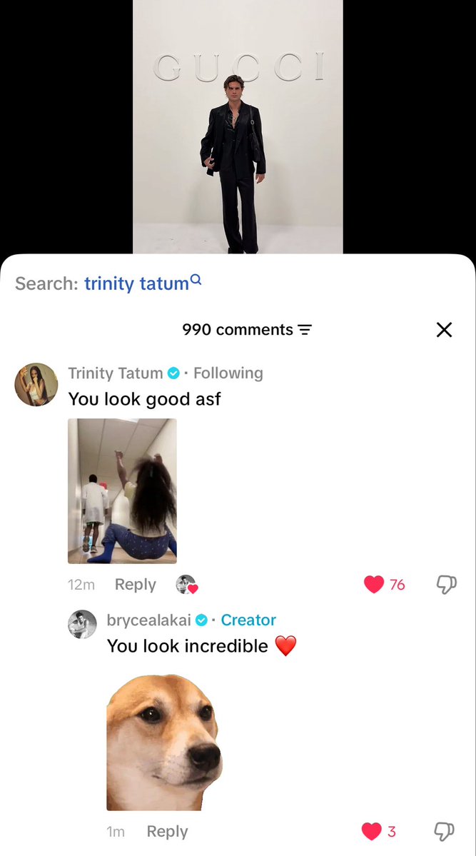 loveloooooey's tweet photo. Them always flirting in the comments like they’re not next to each other 🤪 https://t.co/bXR0lsHiRO