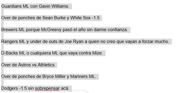 SportsAndBets6's tweet photo. Lo que algunos estaban esperando.

Aprovecho para también darle la bienvenida a los nuevos seguidores.

Me gusta el béisbol, me gustan otros deportes, me gustan las apuestas, me gusta la sinceridad, acá no hay fórmulas mágicas ni promesas innecesarias. https://t.co/bDbYRjLeZc
