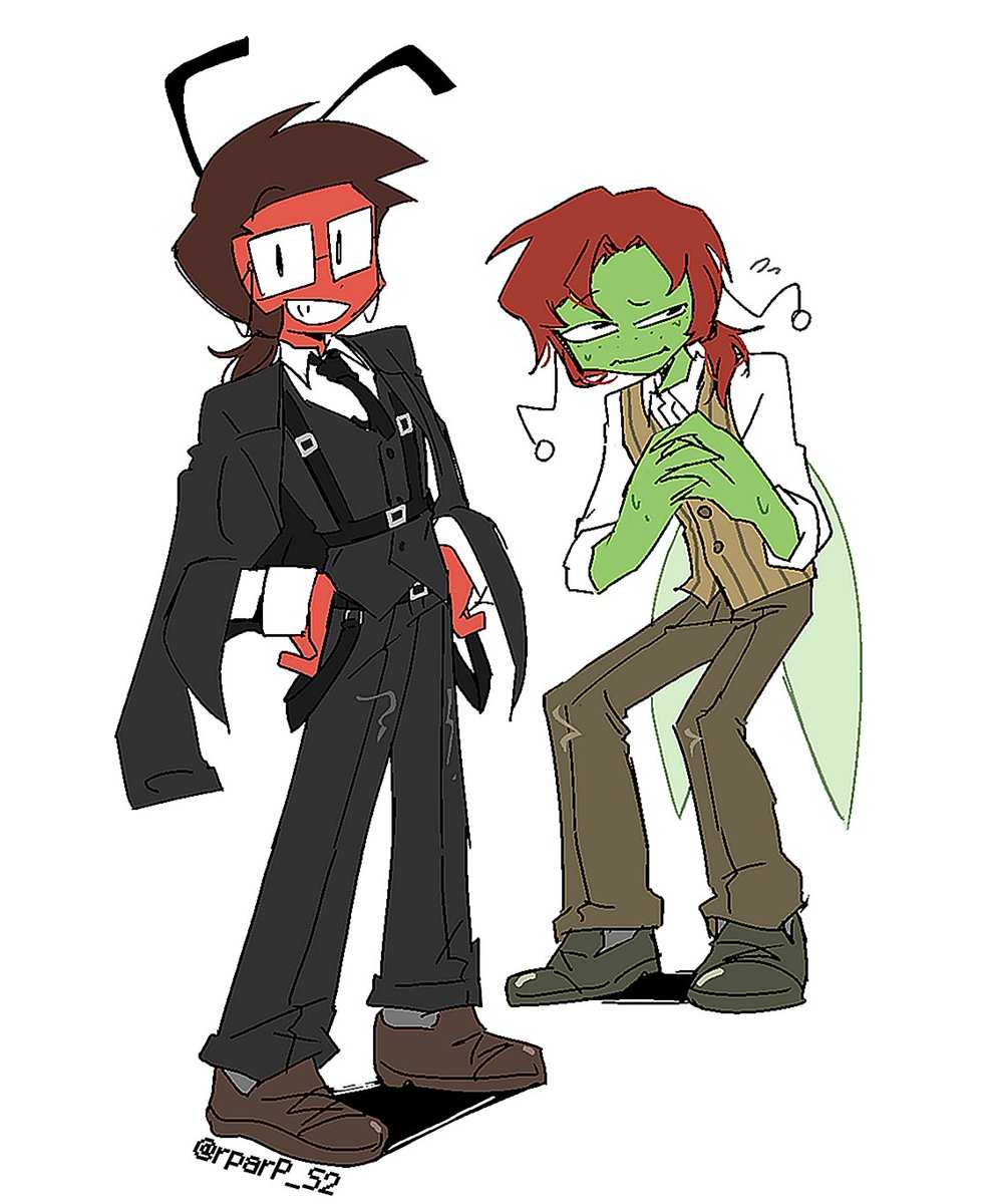 rparP_S2's tweet photo. I love suits.
So I just went ahead and dressed them however I wanted 🫠 https://t.co/1eDvtnxjBL