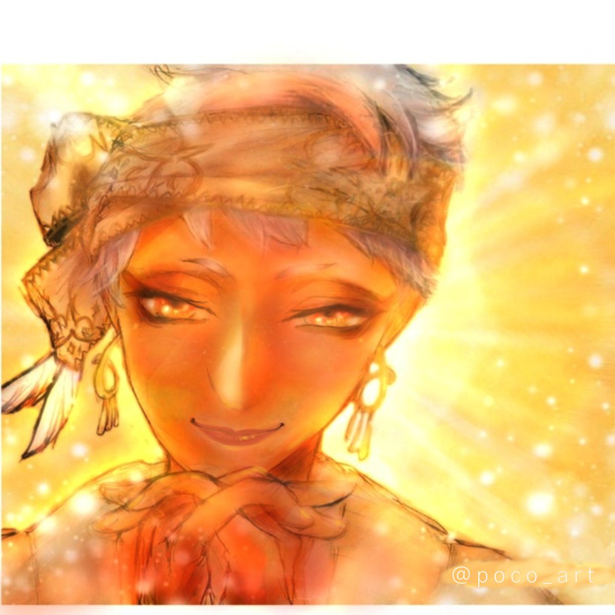 poco_art39's tweet photo. Sun &amp; Smile ☀️✨
カリム・アルアジーム
​#twstファンアート #ツイステファンアート
#KalimAlAsim #カリム・アルアジーム https://t.co/oLBUhQnSF4