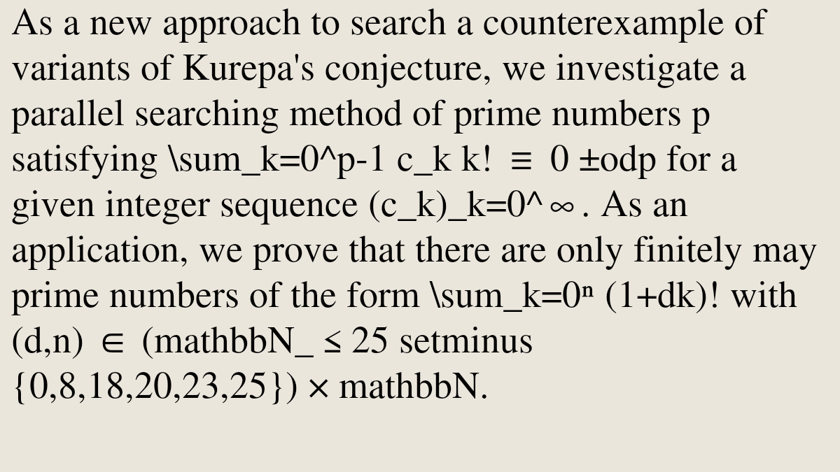 MathPaper tweet picture