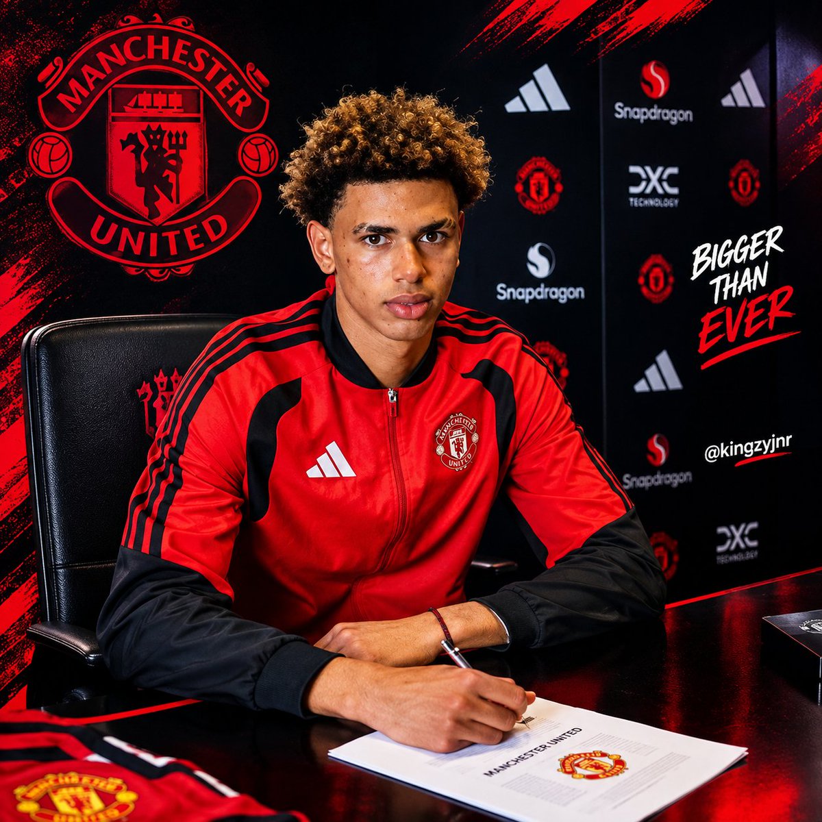 Kingzyjnr's tweet photo. Noah Ajayi Achieving another milestone in his Career on the Signing of his first🔴 long-term professional contract. ✍️🌟 https://t.co/KadeQ3GT83
