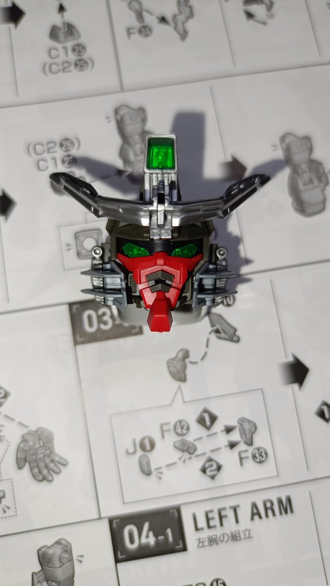 GUNPLA_P325's tweet photo. 今日は終わり
頭の内部フレームまでは出来た
控えめに言って最高だわこれ
 #ガンプラ  #ガンプラ制作中
 #ガンプラ好きと繋がりたい https://t.co/53OyamWGVY