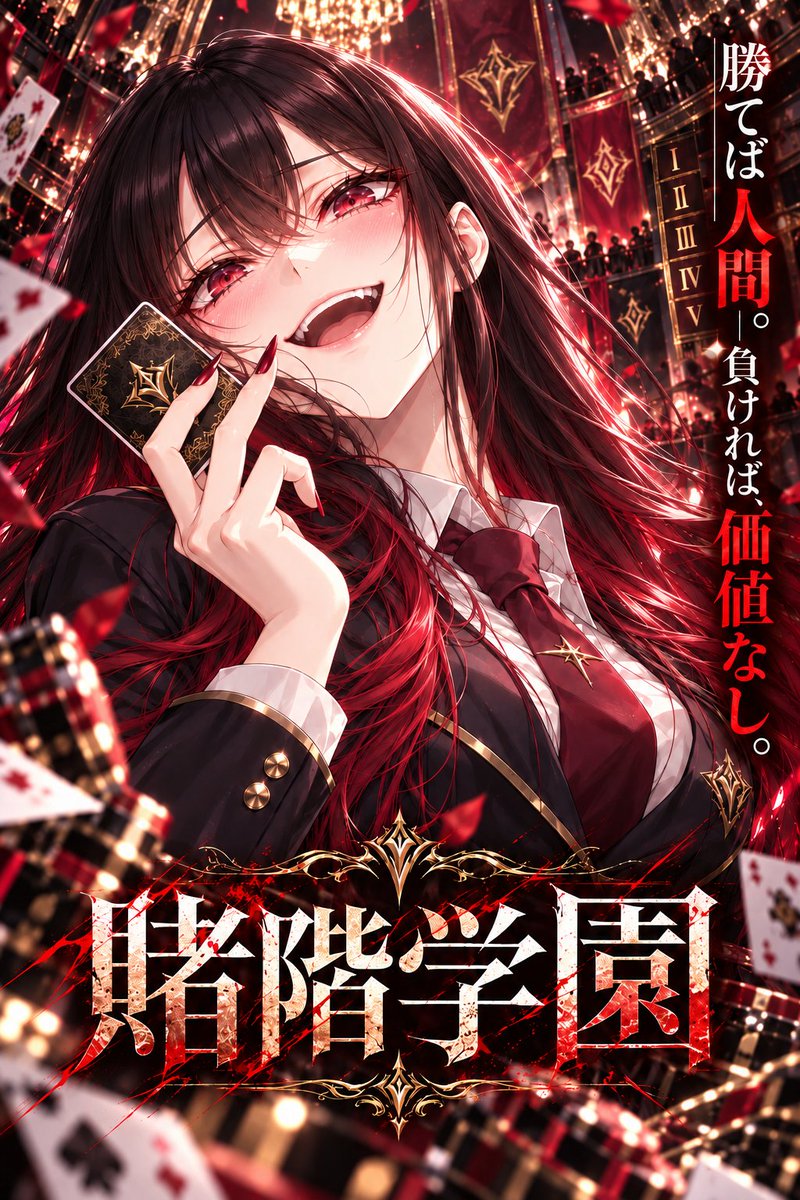 fubuki88888's tweet photo. 新作公開しました✨

この作品用に独自のゲームを5つほど実装しました。
思考して遊ばないと普通に負けることがあります。
イカサマをしてくる相手も中にはいるかも？？

誰と何を賭けて戦うかを自由に設定できますが、果たして負けると・・・

♥️賭階学園
https://t.co/XT2WGF9F9n

#キャラぷ https://t.co/KRbowZUxbQ