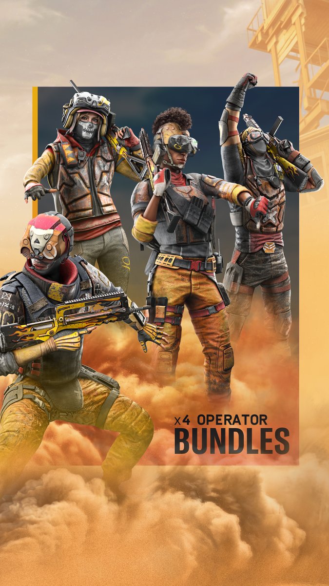 Rainbow6Game's tweet photo. 🏁 Built for the fast lane.
Take a look at the Wasteland Circuit collection! https://t.co/Zi0rToa7LU