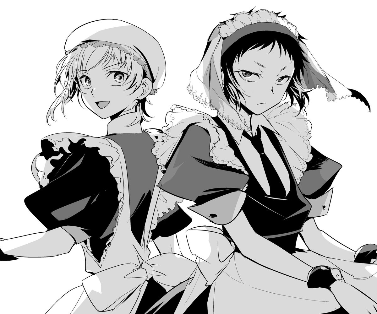 h2026akiko's tweet photo. ※女装と書くの忘れてました
一番最初に描いた芥敦👿🐯です。（本アカ再掲） https://t.co/bMxOmbv4Qe