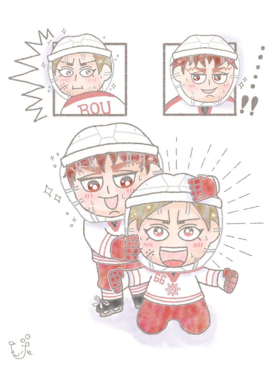 shampooooo27's tweet photo. ９巻のスピナラマ師弟🏒✨️ https://t.co/oLq2zEXxkN