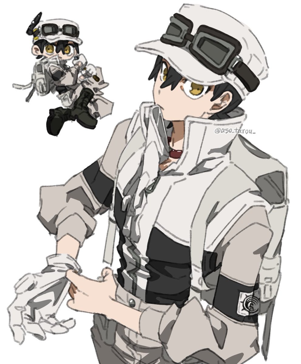 aso_tarou_'s tweet photo. 連休中に描く予定だったちょい遅刻🔨君 https://t.co/wQdNQI19B1