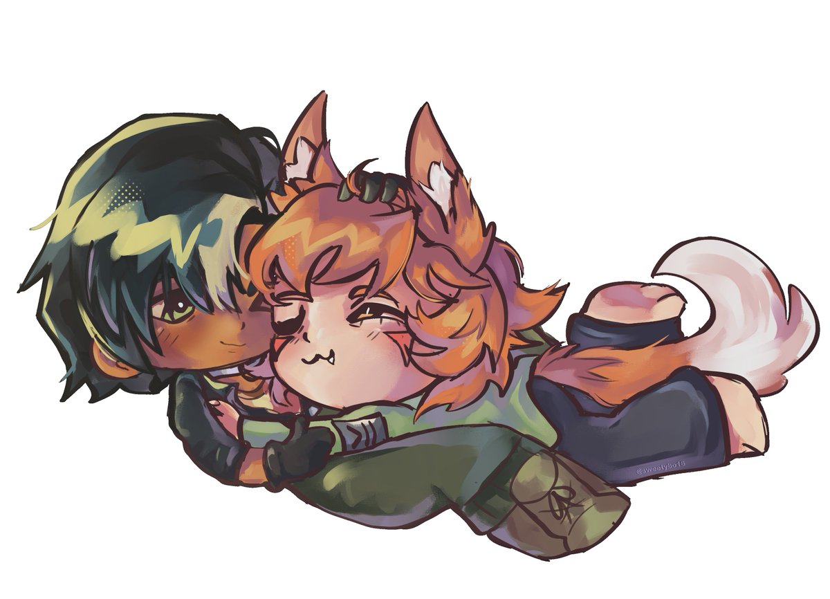 gutterwormicide's tweet photo. I can finally share this comm! Huge thanks to @/sweetybo16 !! Their style's cute as hell! https://t.co/Izbc1XkZdv