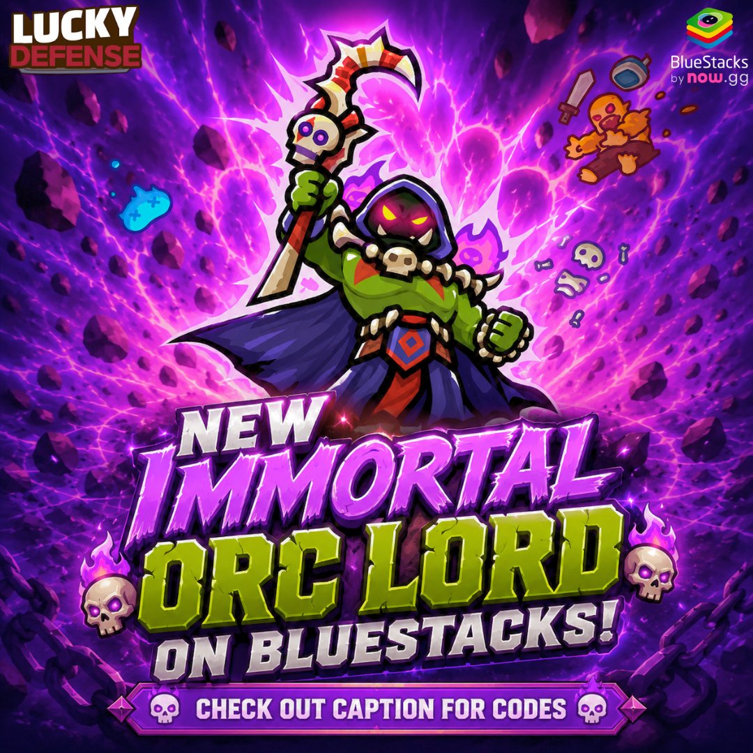 ReikoPorstzgt's tweet photo. The mightiest Orc just awakened in Lucky Defense—and he’s absolutely stacked! The Immortal Orc Lord event is live. Redeem LUCKY2NDANNIV for free loot, then build your ultimate defense and claim the limited Orc Lord skin. https://t.co/ywYeeFQ0Tg