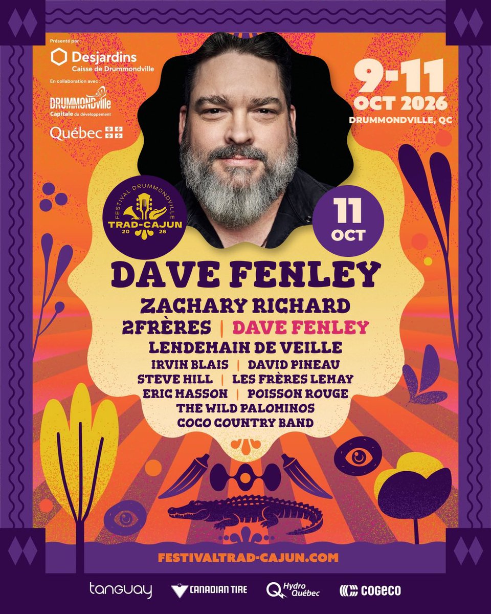 davefenley's tweet photo. MY LAST FESTIVAL OF THE YEAR! Don’t miss this one! Last chance to see me with a full band made up of ALL QUEBEC MUSICIANS! Good times will be had, friends! See you there! https://t.co/9H44yfe38p