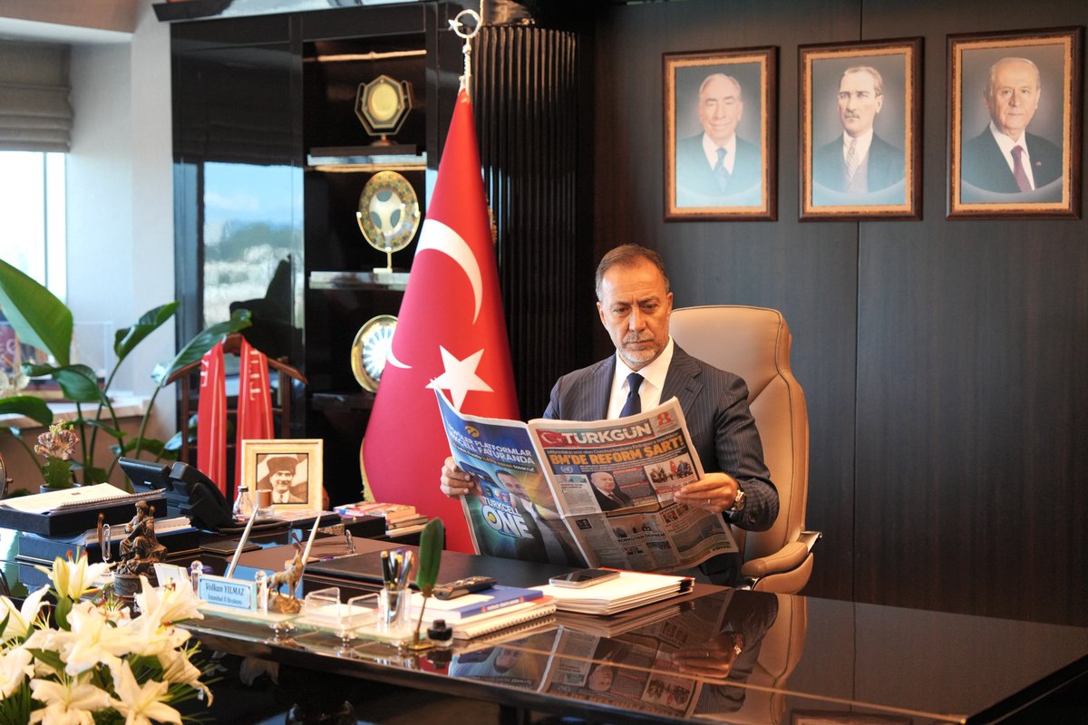 BBvolkanyilmaz's tweet photo. 'Türkçe Düşün' düsturuyla Türk basın dünyasına yeni bir ufuk açan, ilkeli yayıncılığın müstesna temsilcilerinden @TurkgunGazetesi'mizin 8.Yılını kutlar, başarılarının devamını dilerim. https://t.co/GnszvXm55R