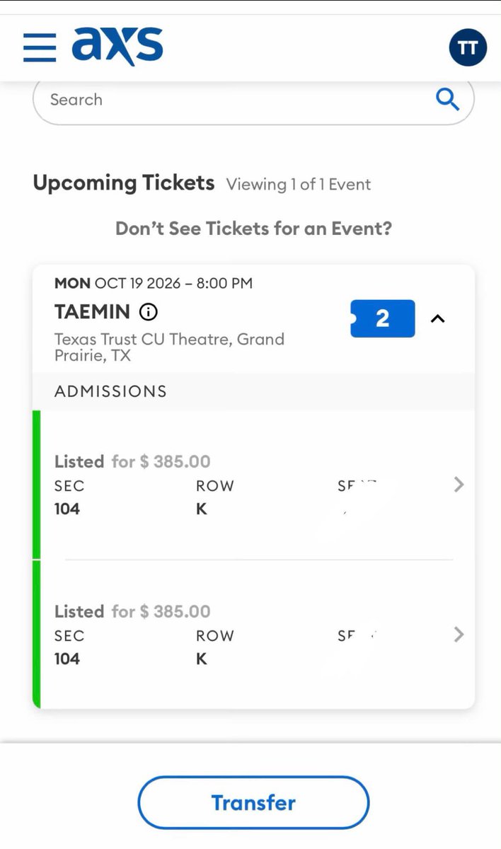 MX7_ChangKi's tweet photo. #WTS #TAEMINTOUR #LiMiNaL in texas. Have 2 vip1, help with check in cuz i”ll be there too. Willing to sell for face Value #Taemin_Liminal #Taemin_in_texas https://t.co/IvLkkHbnWH