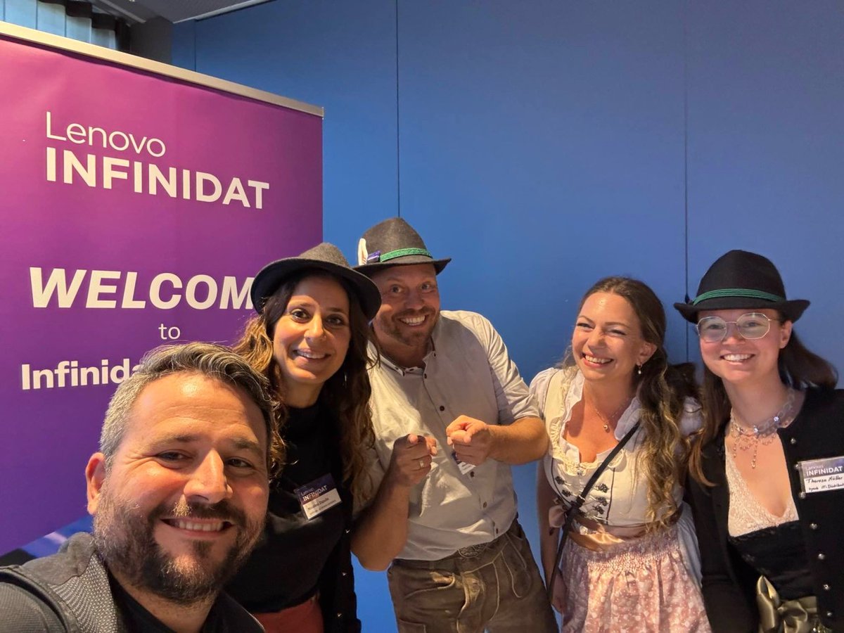 BeccaKraushaar's tweet photo. 🥨 Putting faces to names, reconnecting with familiar ones, and discussing cyber resilience with industry peers in Munich this week. 🍻
Learn more: https://t.co/0AFsDe3xyH
 #CyberResilience #Networking #Infinidat https://t.co/Bups0HDExh
