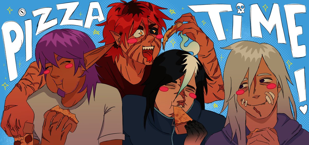 berryALT__'s tweet photo. PD Pizza Time!! #jrwifanart #primedefenders https://t.co/SHrSyqtF6B