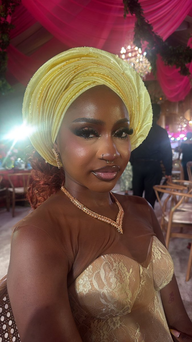 gimmeangel's tweet photo. i tried to keep the gele on for a while. https://t.co/BFqvqystAn
