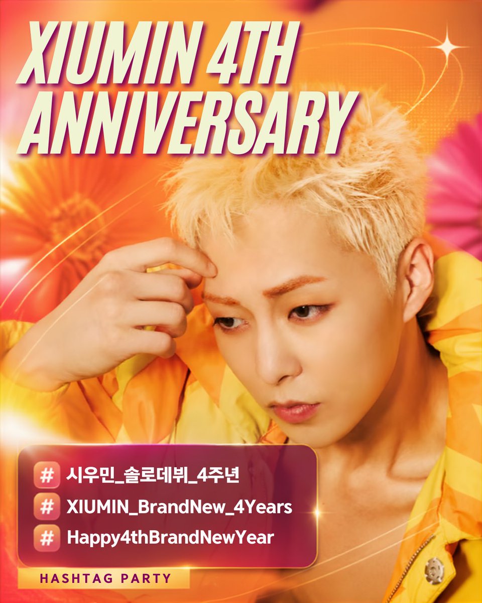 CBX_Unite's tweet photo. ❄️#XIUMIN HASHTAG EVENT START NOW❄️

🎯CAN WE GET 100RT &amp;  COMMENT ??

#시우민_솔로데뷔_4주년 #XIUMIN_BrandNew_4Years #Happy4thBrandNewYear

#시우민 #シウミン #秀珉 
Let’s make the timeline shine for XIUMIN! ✨❄️ https://t.co/8VS0fARAgG