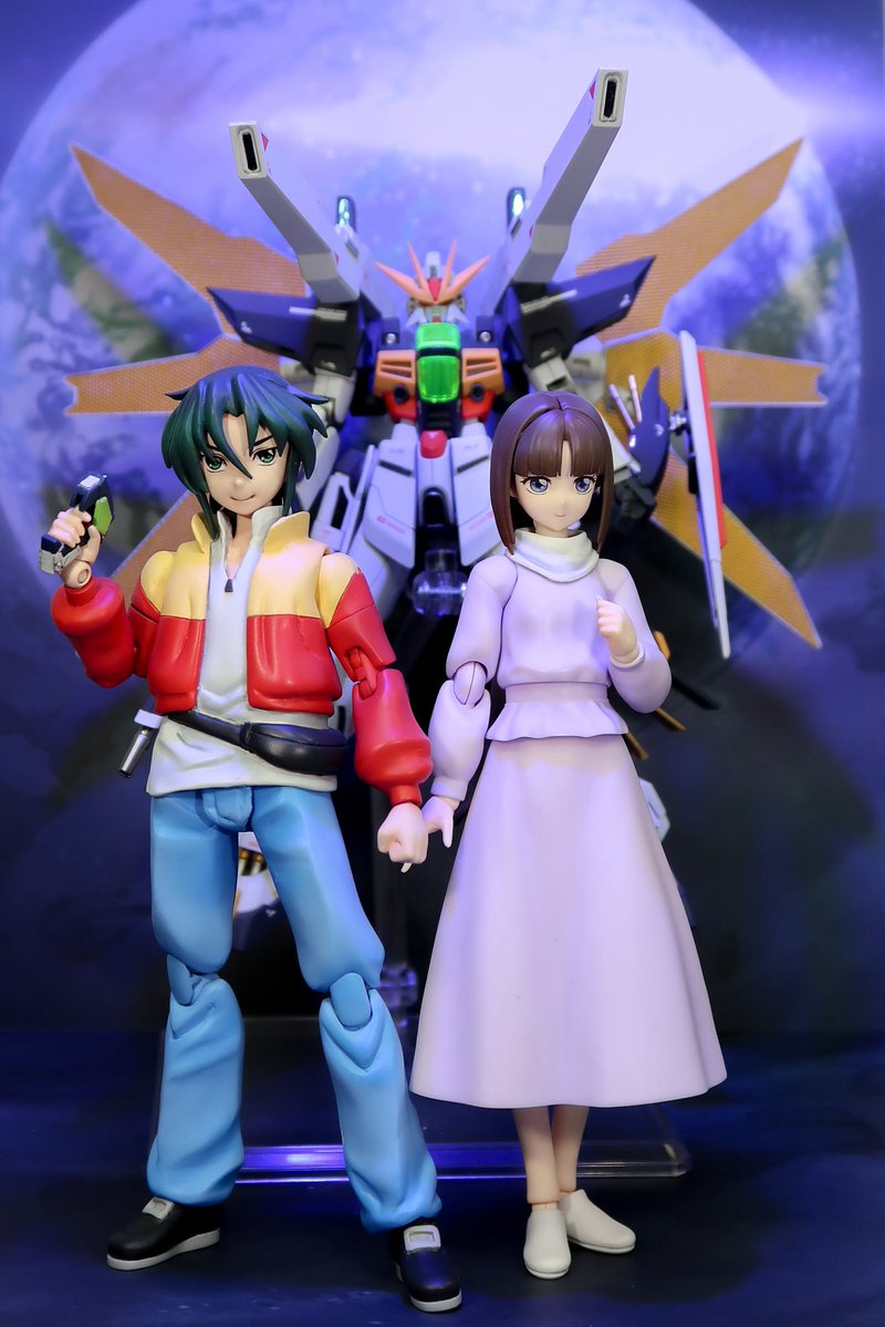 Re_JI_N_'s tweet photo. 「月はいつもそこにある」

ガンダムダブルエックスは邪虎丸・改弐@jakomarukaini さん作
#中秋の名月
#ガンダムX https://t.co/lvPljclBWX