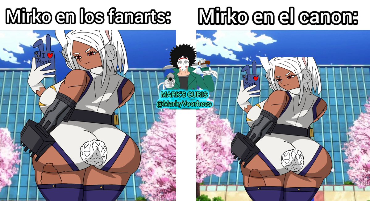 MarkyVoorhees's tweet photo. Buenos días a todos mi gente hermosa y preciosa, siempre me dará risa como a Mirko la ponen como una gigante, cuando realmente está bien enana y hasta un pendejo como yo es más alto que ella xDXdXdXDxD https://t.co/auy82mavmH