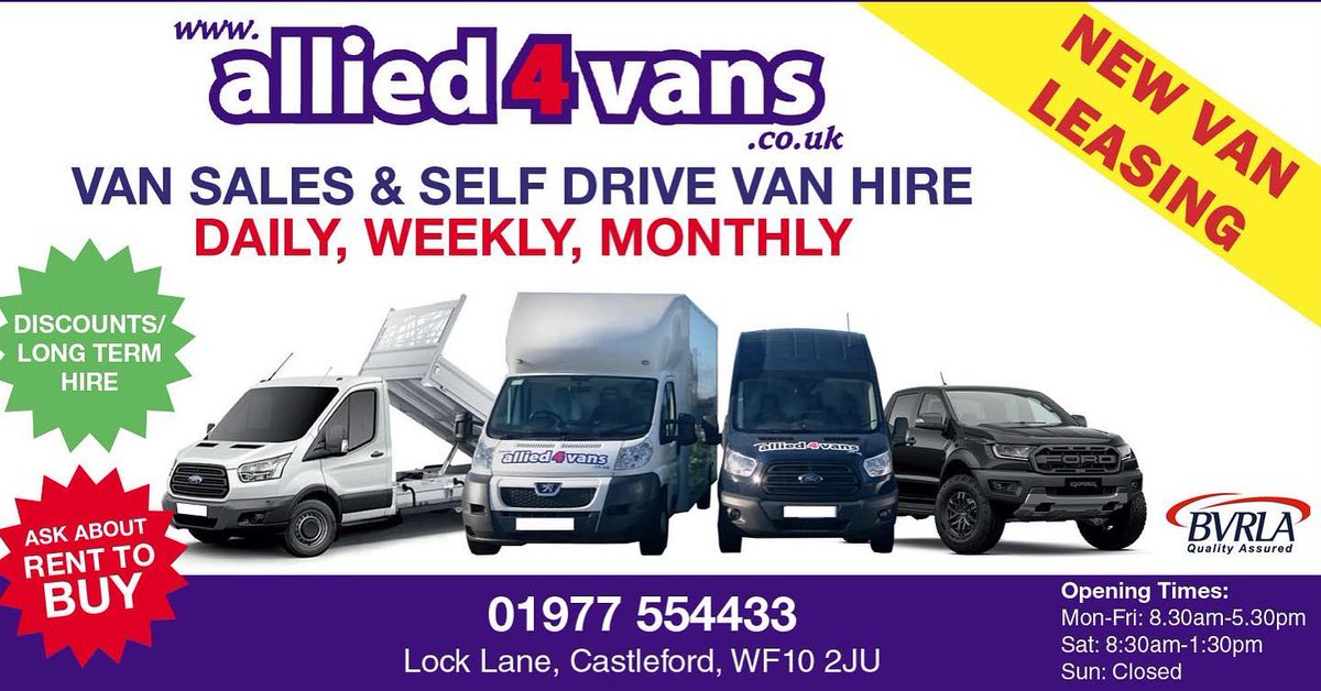 denninelso30543's tweet photo. Need a reliable vehicle for your business? No commitment or contract. Flexible weekly rentals, reliable vehicles, and a wide range available. Call 01977554433. https://t.co/qxuEs0ZQJC