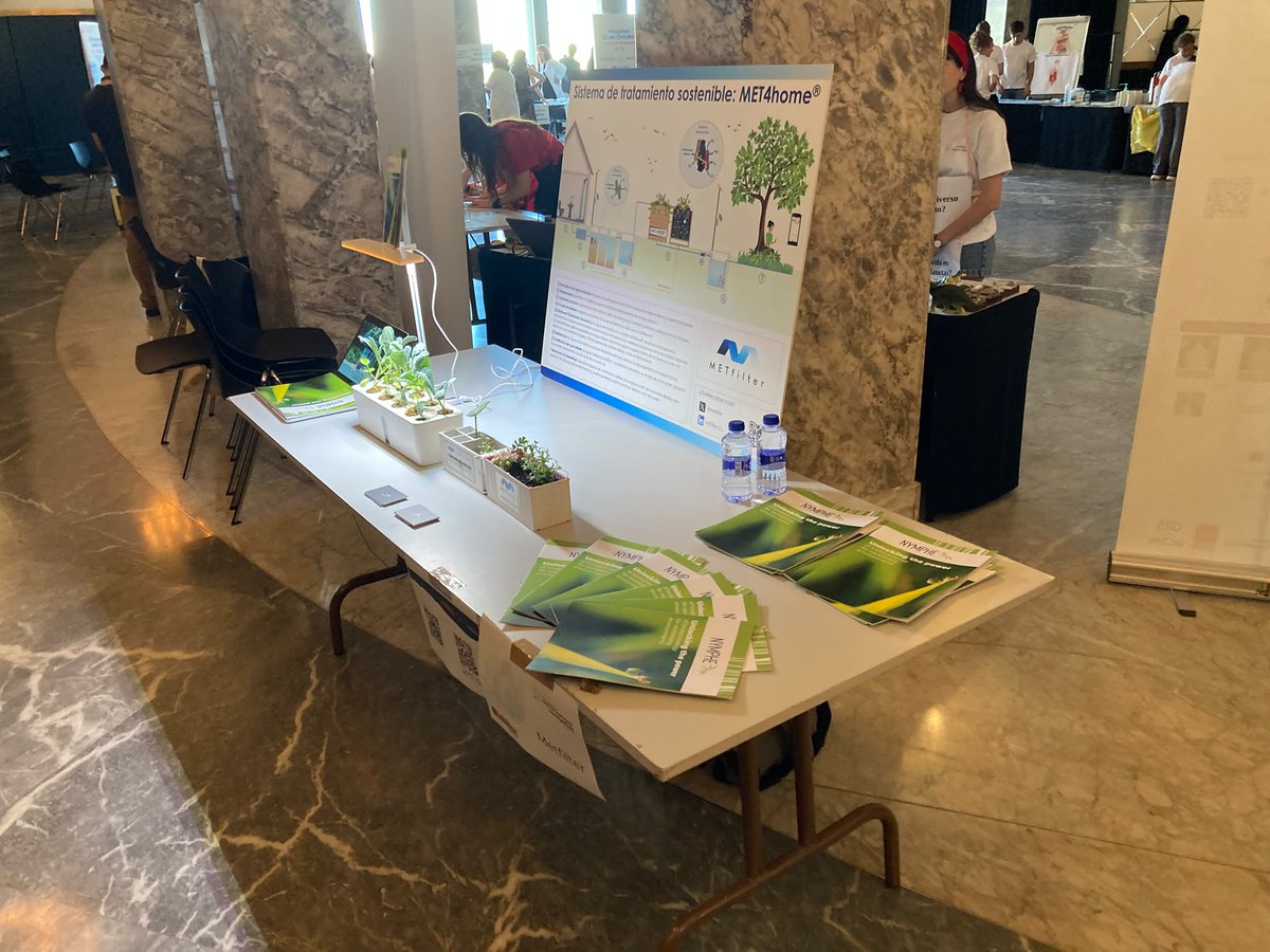 metfilter's tweet photo. Todo preparado en el @cbamadrid para celebrar la #LaNocheEuropeaDeLosInvestigadores con @madrimasd 

Ven a conocer una nueva forma de tratar el agua residual doméstica de forma sostenible. https://t.co/zVaYZbUwKN