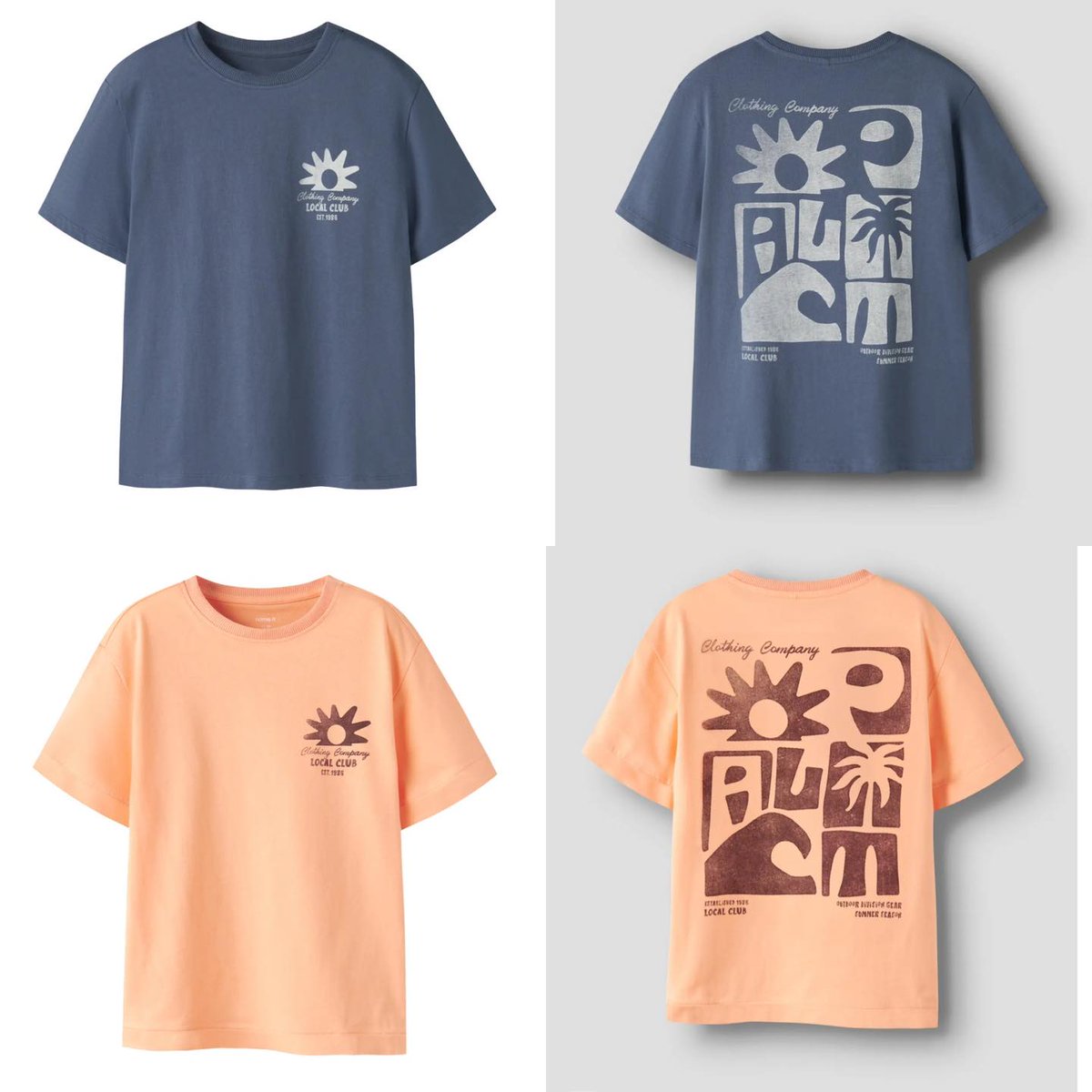 DustinSchrujy's tweet photo. Nieuwe collectie NAME IT 💙🧡 Met een leuke backprint. Laat die zon maar komen! 🌼 €14, 99 Maten 116 t/m 164. https://t.co/JFS7j8ET0x