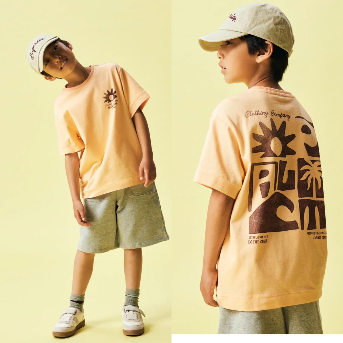 DustinSchrujy's tweet photo. Nieuwe collectie NAME IT 💙🧡 Met een leuke backprint. Laat die zon maar komen! 🌼 €14, 99 Maten 116 t/m 164. https://t.co/JFS7j8ET0x