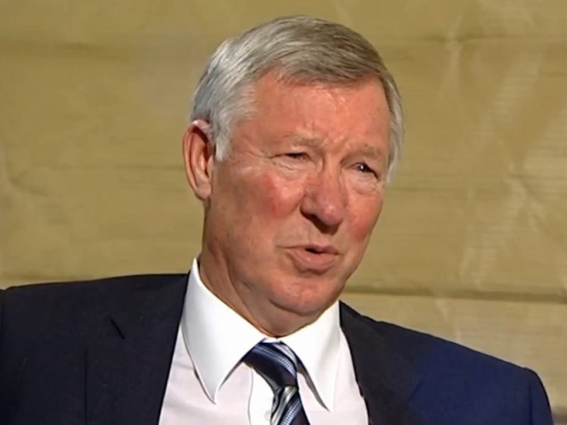 FullTimeX_'s tweet photo. 🚨🗣 Sir Alex Ferguson on what will do if Manchester city is strip off of the premier league trophies:

"If they announce that Ole Gunnar Solskjær won the league, I will travel to where he is staying now, bring him back and fix a day to celebrate him with the trophy at old Trafford"

"He did everything he could, he gave his best to this club"