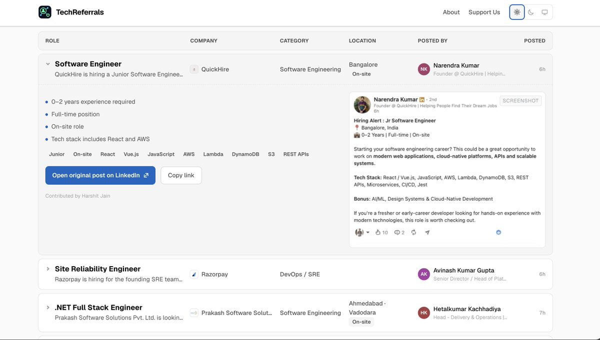 karthikponna19's tweet photo. BRO WHY THIS IS FREE 😭 

i just found a website that posts the latest job openings from LinkedIn

https://t.co/dV2C7lSolk https://t.co/RwSxv7t5TZ