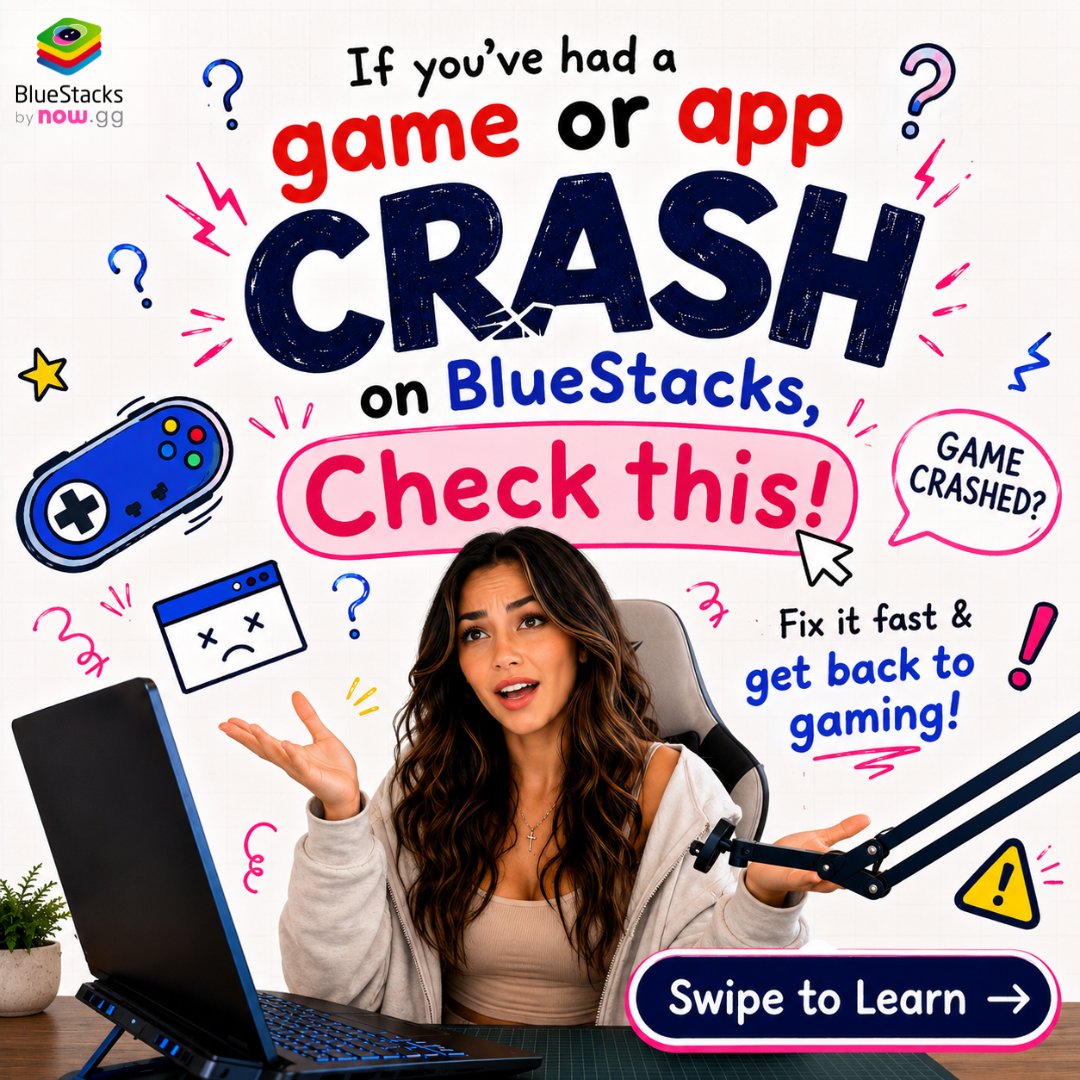 ReikoPorstzgt's tweet photo. App crashes, black screens, and freezes can ruin any gaming session. Fix most compatibility issues in two steps: update your GPU drivers and switch the Interface Renderer in BlueStacks settings. Get back to smooth gameplay in seconds. https://t.co/isN8nEKRDp