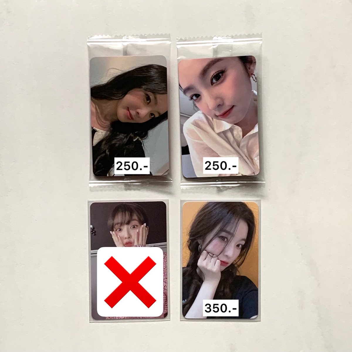 cakeforsell's tweet photo. 📮 wts | พร้อมส่ง Red Velvet - Photocard

การ์ดไอรีน
➖ ราคาตามภาพ

การ์ดจอย Knotted 50000 won
➖ ใบละ 590 บาท ส่งฟรี EMS

สนใจเมนชั่น / DM ได้เลยคับ 💌
#ตลาดนัดredvelvet #ตลาดนัดรวว #ตลาดนัดrvv https://t.co/zEufEI0aAR