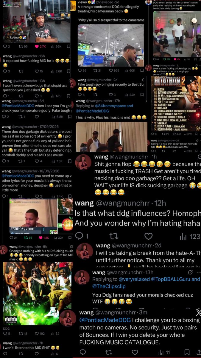 Nmunknown2001's tweet photo. @wangmunchrr Go seek help https://t.co/2pU2hKIdii