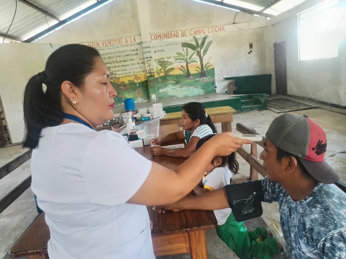 IESSNapo's tweet photo. 🩺 @IESS_Napo desplegó una brigada médica en la Organización Campo Cocha para atender a sus afiliados.

🩺 Tamizajes de dengue y VIH.
📣 Charlas sobre prevención del dengue y fiebre amarilla.
🫀 Actividades por el Día Mundial del Corazón.
📋 Actualización de encuestas. https://t.co/zXKwcAJp5E