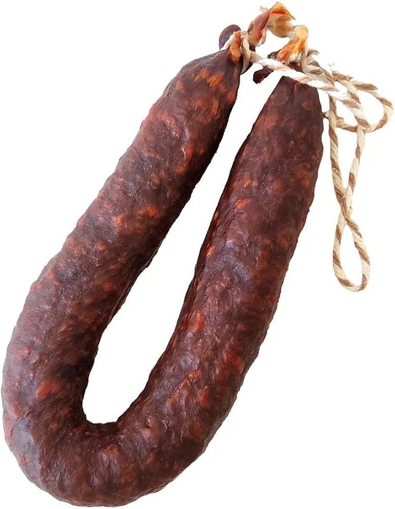 ATM43757756's tweet photo. A la izquierda un chorizo de Salamanca; a la derecha otro de León. https://t.co/pfUF4aT6Zh