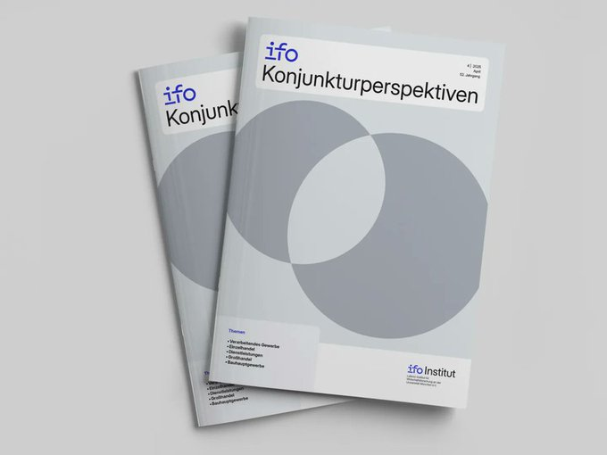 ifo_Institut's tweet photo. 📢 Die neuen #ifoKonjunkturperspektiven 09/26 sind da. Analysen zu den einzelnen #ifoUmfragen aus Verarbeitendem Gewerbe, Bau, Handel, Dienstleistungen, Soloselbstständigen und Kleinstunternehmen. 🔗https://t.co/JqAmau4KJ2 https://t.co/zww41Fve0c