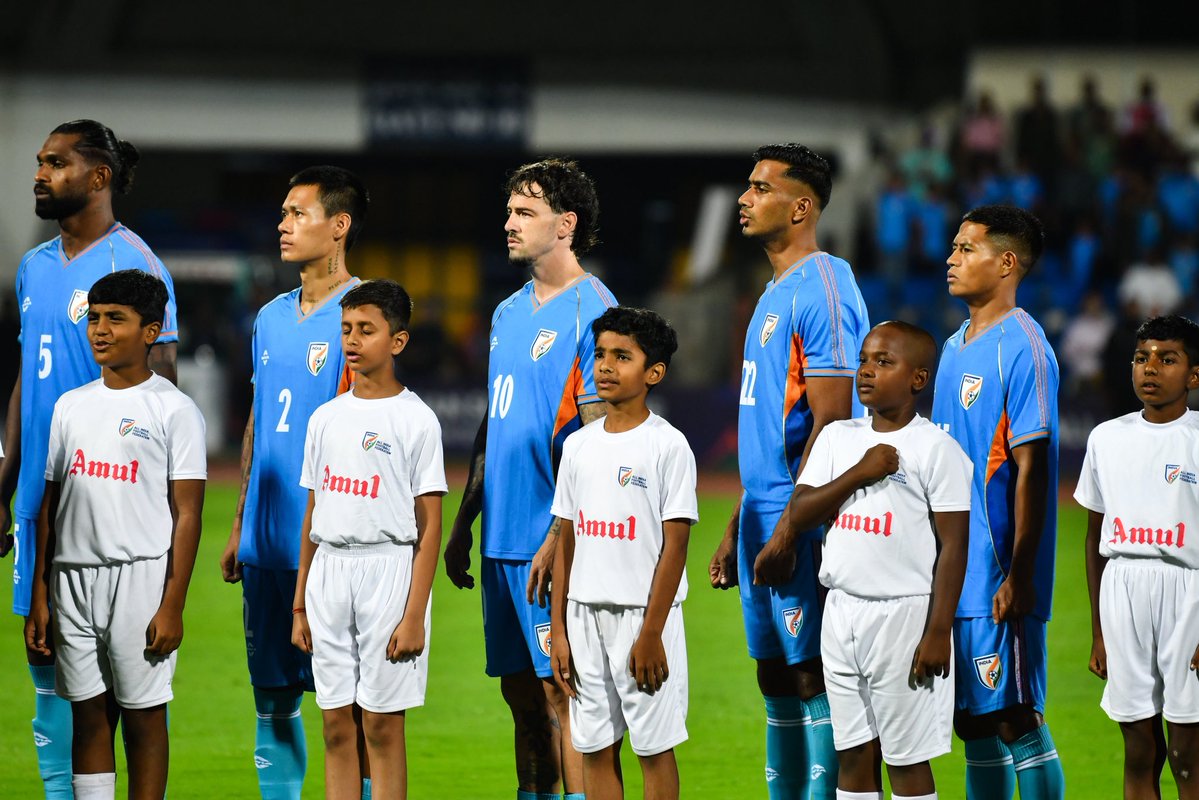 bengalurufc's tweet photo. Loud and proud 🇮🇳💙

#WeAreBFC #INDPAN https://t.co/M6mFsf0Xd5