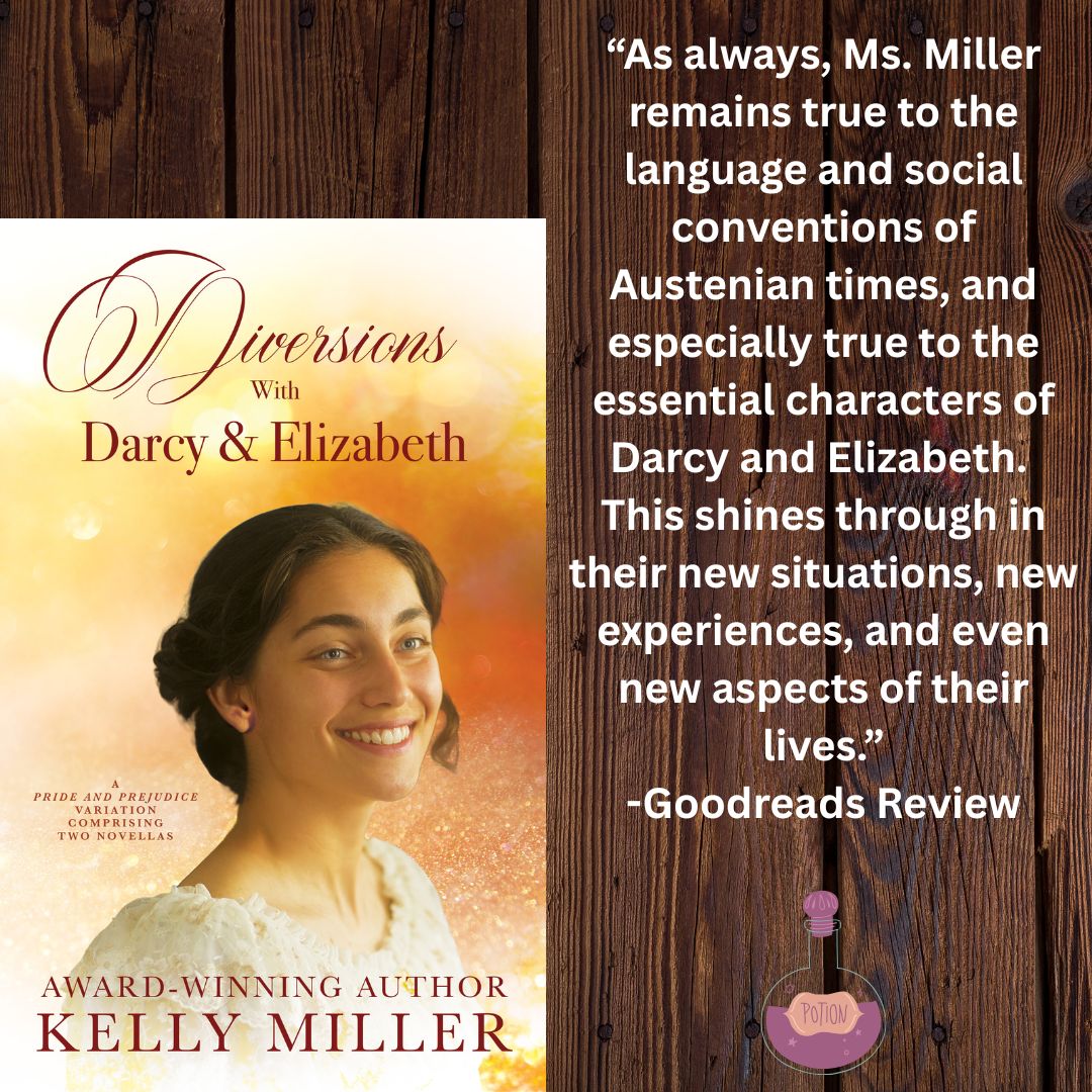 Kellyrei007's tweet photo. #PreOrder now for $2.99, out Oct. 5: “Diversions With Darcy &amp; Elizabeth” combines 2 #PrideAndPrejudice Regency romance novellas.
“The Love Potion,” a harmless prank goes awry!
“The Pemberley Ravens,” Darcy &amp; Elizabeth bond with a pair of clever birds!
https://t.co/FiCjPWqxNN https://t.co/QoMeGAZjv5