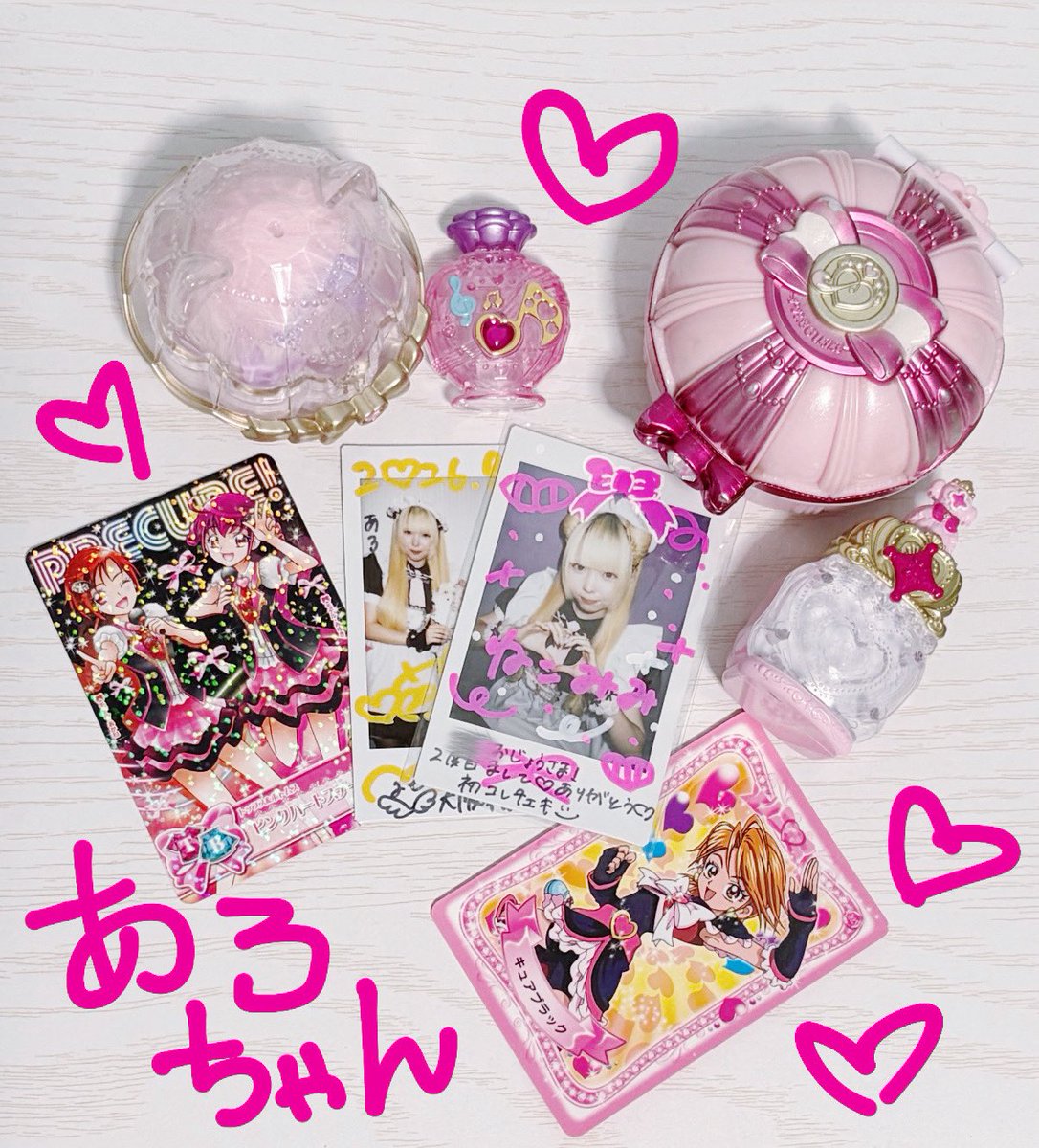 siwknd's tweet photo. ド深夜にごめんなさい(ᐡ ̥_  ̫ _ ̥ᐡ)
ずっと初チェキポストなにやればいいか分かんなくてどうしようってなってる😿
あろちゃんにご帰宅案内されてからずっとあろーに射抜かれててほんとに顔ない😭
一人で行ってまじでキモくなっちゃうかもだけとまた行きます大好きだよほんとに可愛い（՞>⩊<՞） https://t.co/IZSm1JZa8J