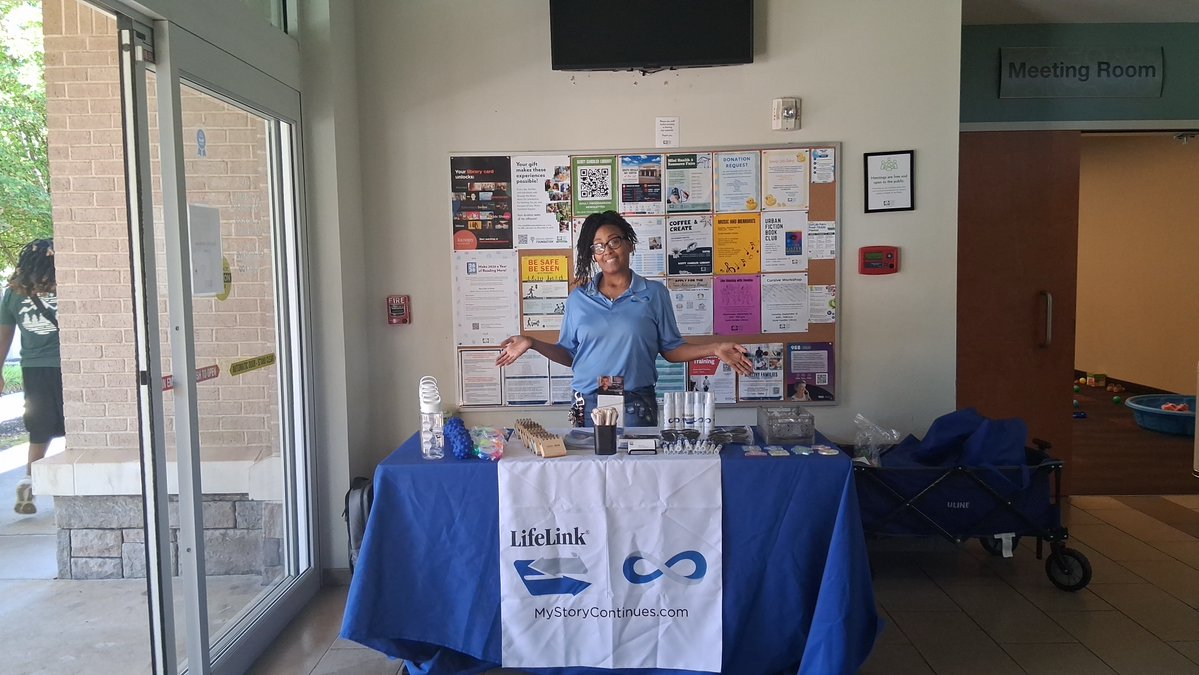 LifeLinkGA's tweet photo. Awareness leads to action. 🤝 We’re proud to partner with the DeKalb Library System to have important conversations about the impact of donation and even prouder to have registered new donors in our community.

#LifeLink #DonateLife #CommunityChampions https://t.co/qKKtnKy2lm