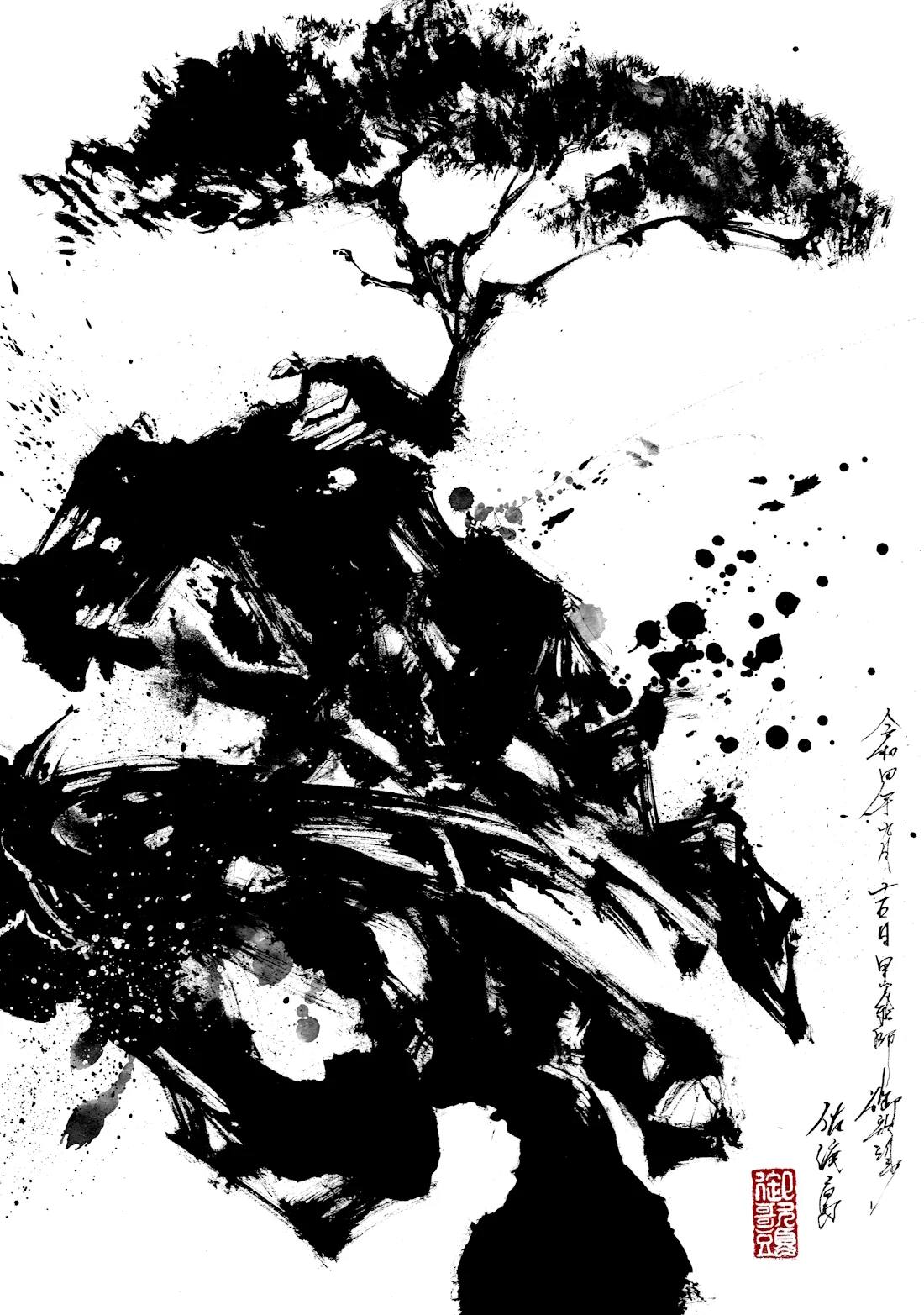 墨絵師 御歌頭【Sumi-E OKAZU】 (@sumieokazu) / X