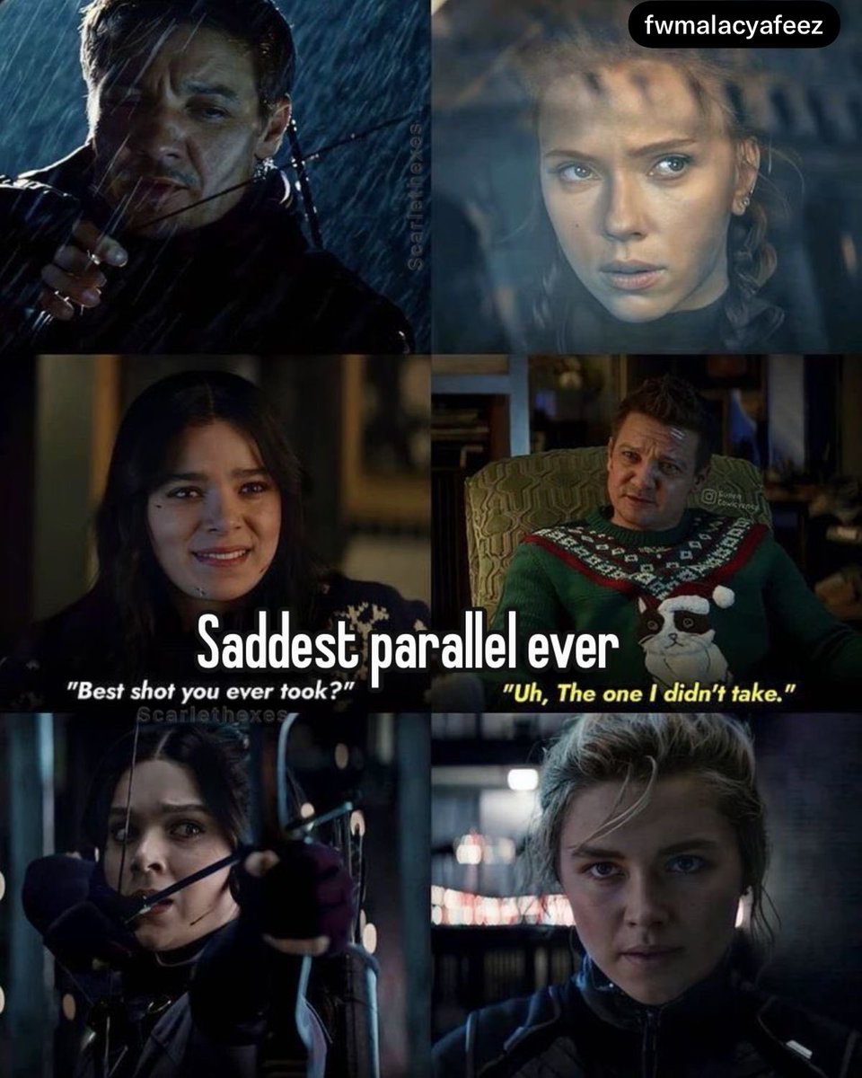fwmalacyafeez's tweet photo. clint was assigned to un@live  nat but he decided not to , he befriended her and introduced her into Shield. Thats the shot he never took https://t.co/rHISeoaNXB
