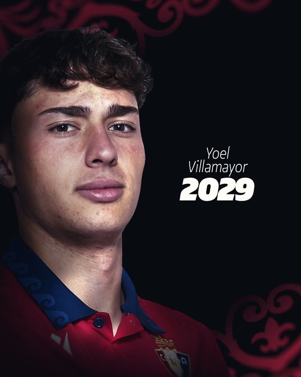 Osasuna_Tajonar's tweet photo. COMUNICADO OFICIAL | Osasuna renueva a Yoel Villamayor. 

https://t.co/U9h8hRcFCh https://t.co/wVTmteJ2jR