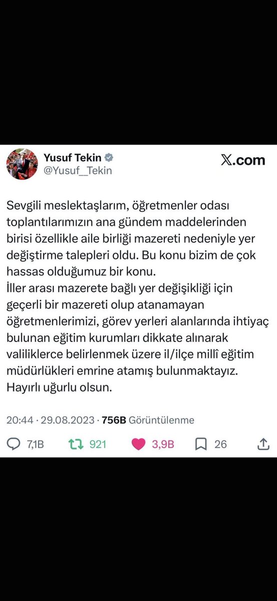 aliakyol82's tweet photo. Ne değişti bu yıl. Geçen yıllardaki ailelerden farkımız ne! Çözüm öneriniz ne? Yaptık oldu ile olmuyor bak. Millet söylemini yıktı geçti. Cumhurbaşkanımız #ilemri verince sana yazık olmayacak mı.  Sözünü neden pul ediyorsun.
#AilemiVerYusufTekin #MebAileyiYOKsaydı https://t.co/TmKKKgrA4D