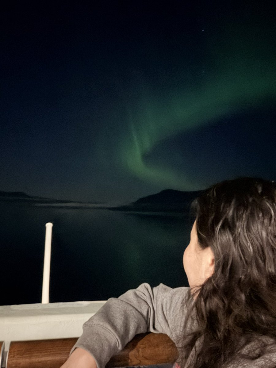 TaViRose1235's tweet photo. Finally got to see the Northern lights (aurora borealis) for the first time! It’s amazing and beautiful like Eun Chae-ni said in #TheWONDERfools #원더풀스! I’m still hoping for season 2 of this great drama with #CHAEUNWOO #차은우 as Lee Un-jeong. 🥺💜✨#ParkEunbin #박은�� https://t.co/afih7IHiCS