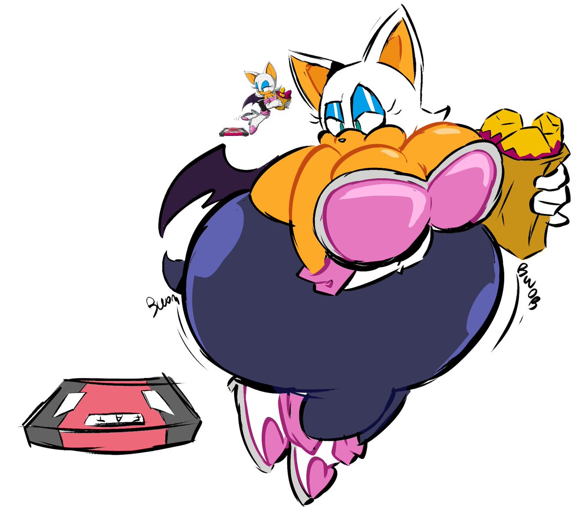 AfterDarkCstuff's tweet photo. remember when i said that would be my only drawing of her yeah well i lied sorry
#rougethebat https://t.co/Y2gTAXNGX1