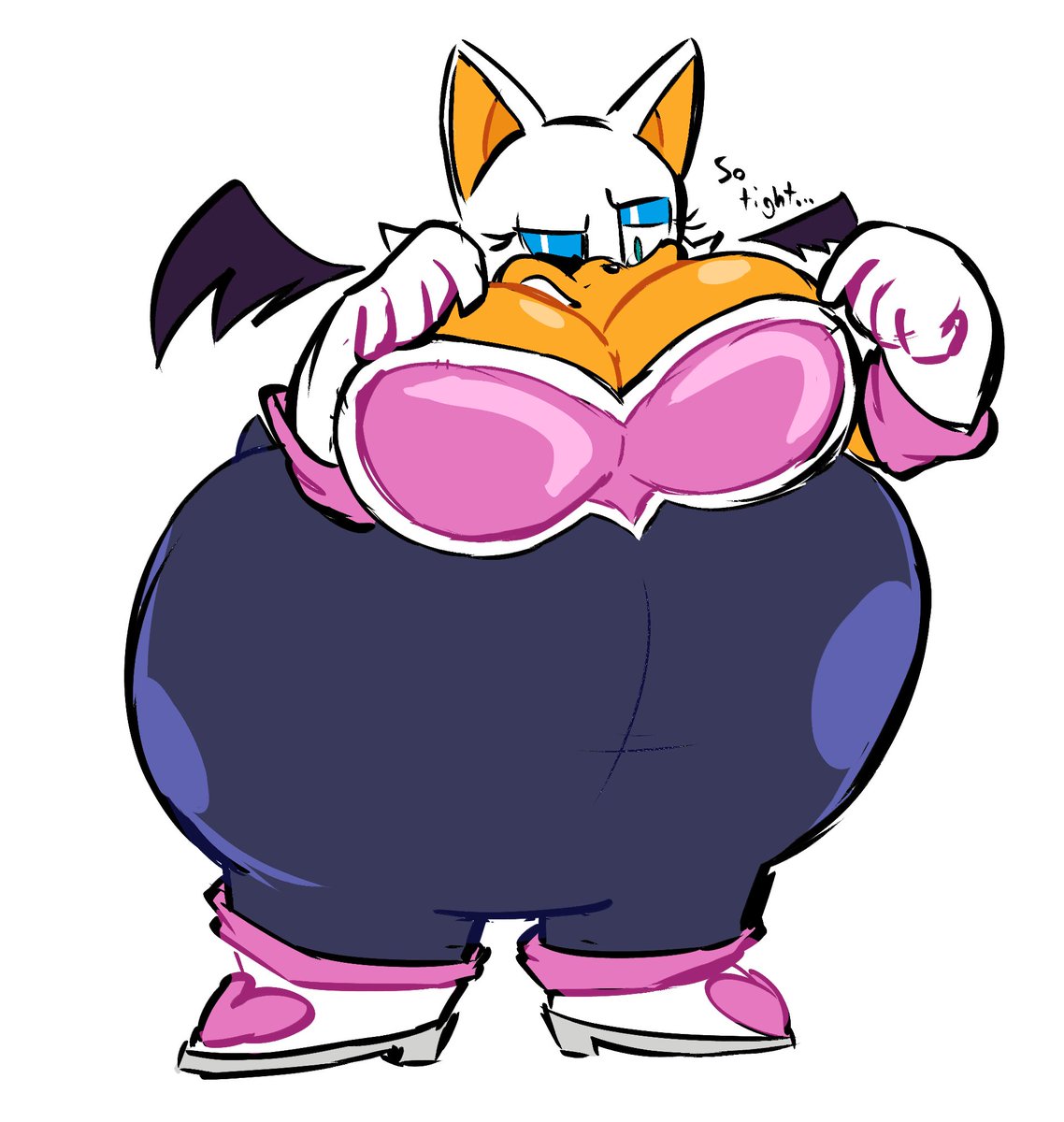 AfterDarkCstuff's tweet photo. remember when i said that would be my only drawing of her yeah well i lied sorry
#rougethebat https://t.co/Y2gTAXNGX1
