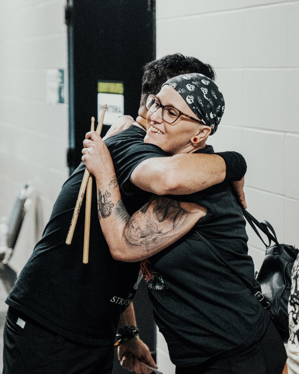 LTLFest's tweet photo. Jordan came to see Pantera. She left with a moment she’ll remember forever.

During her Dream Day at Louder Than Life, Jordan got to hang with Pantera backstage and sit down one-on-one with Rex Brown. They talked about music, her cancer journey, and everything she’s been going through. He left her with advice that will stay with her forever.

As Rex said: keep taking it one day at a time, Jordan! 🤘

📸 Alex Nauth
🎥 Alex Ayala