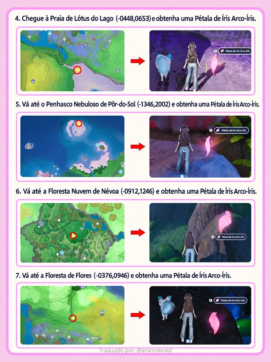 aniiimobrasil's tweet photo. 🌸 Guia de Localização das Pétalas da Irisalis 🌸
#aniimo #rpg https://t.co/oIDvaCbrqd